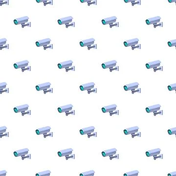 Security camera surveillance pattern creating monitoring background Stock Illustration