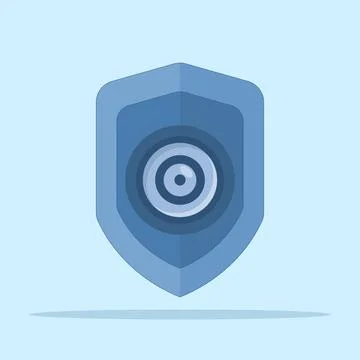 Security camera system concept. camera technology to protect. Illustrazione stock