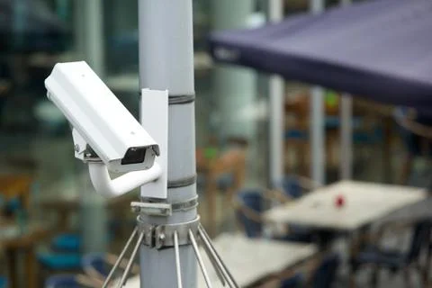 Security camera system Foto stock