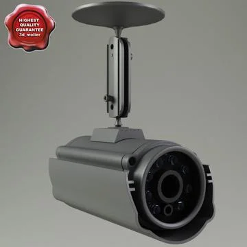 Security Camera V1 3D Model
