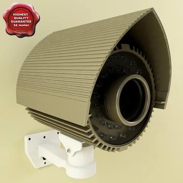 Security Camera V2 3D Model