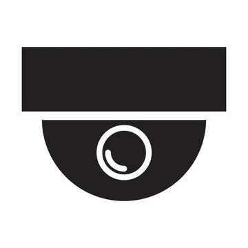 Security camera vector icon for graphic design, logo, web site, social media, Stock Illustration