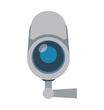 Security Camera Vector Icon Stock Illustration