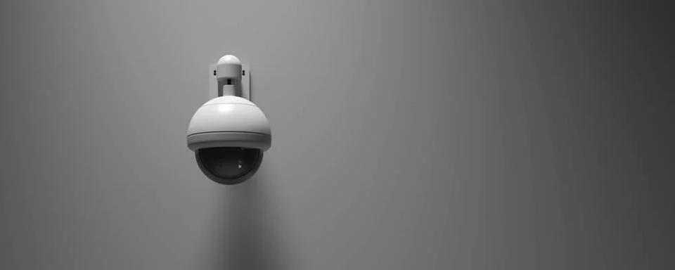 Security camera on the wall - 3D Illustration security camera on the wall ... Stock Photos