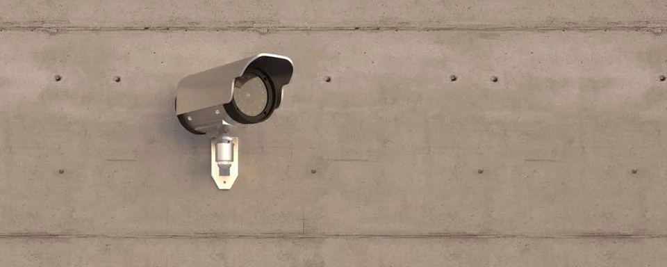 Security camera on the wall - 3D Illustration security camera on the wall ... Stock Photos