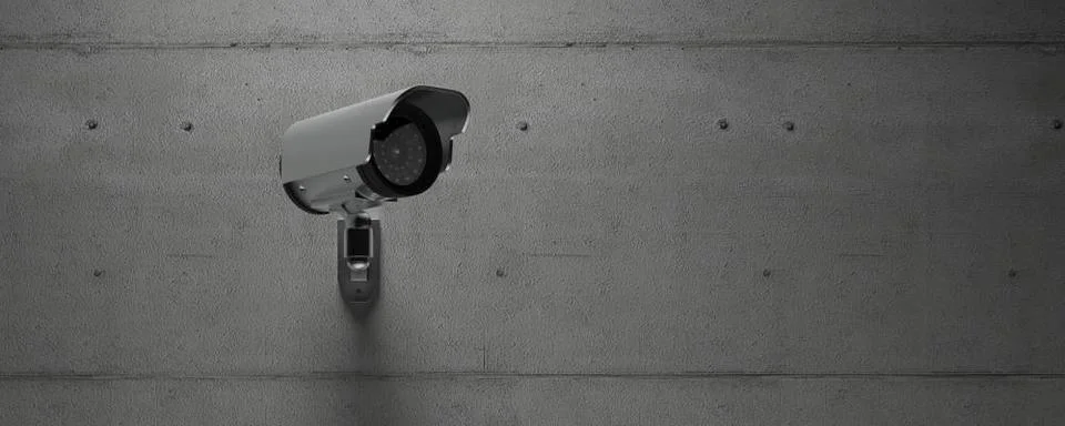 Security camera on the wall - 3D Illustration security camera on the wall ... Stock Photos