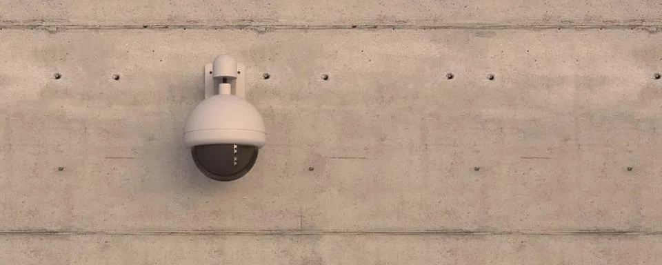 Security camera on the wall - 3D Illustration security camera on the wall ... Stock Photos