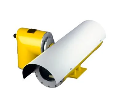 Security camera on white background (clipping path ) Stock Photos