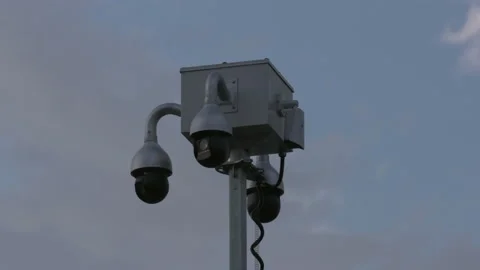 Security Cameras 1 4K Stock Footage 145956988