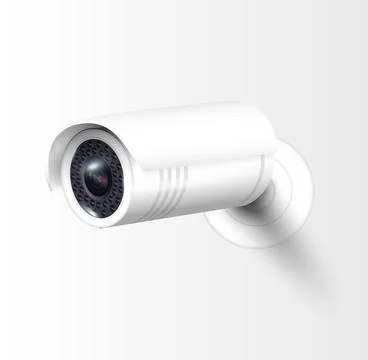 Security cameras on modern building. Professional surveillance camera. Security Stock Illustration