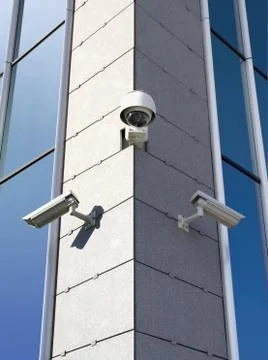 Security cameras Stock Photos