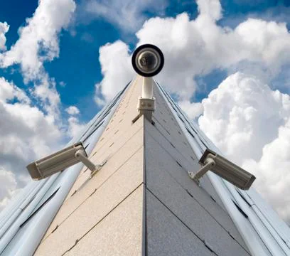 Security cameras Stock Photos