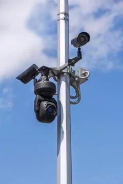Security cameras Stock Photos