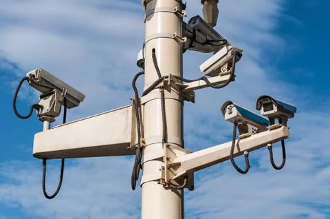 Security cameras Stock Photos