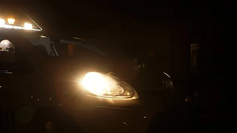 Security Car Patrolling Stock-Footage 94524865