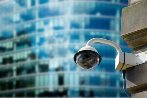 Security CCTV camera Stock Photos