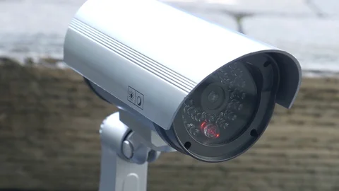 Security CCTV Camera Recording Surveillance Video Stock-Footage 116186605