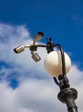 Security cctv cameras Stock Photos