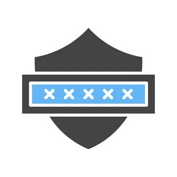 Security Code icon vector image. Stock Illustration