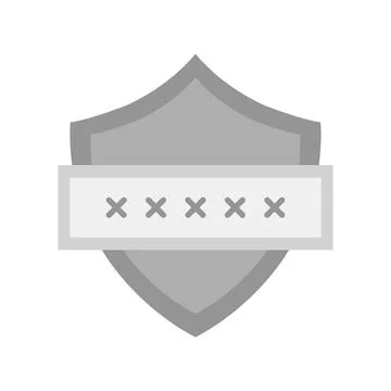 Security Code icon vector image. Stockillustratie