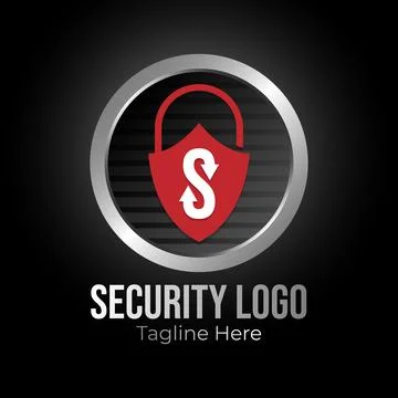 Security company logo Stock Illustration