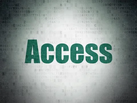 Security concept: Access on Digital Data Paper background Illustrazione stock