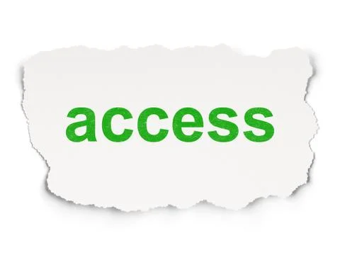 Security concept: Access on Paper background Stock Illustration
