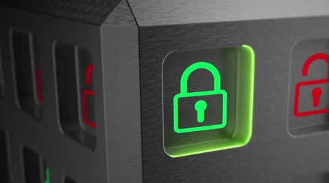 Security concept animation. Stock Footage 64764248