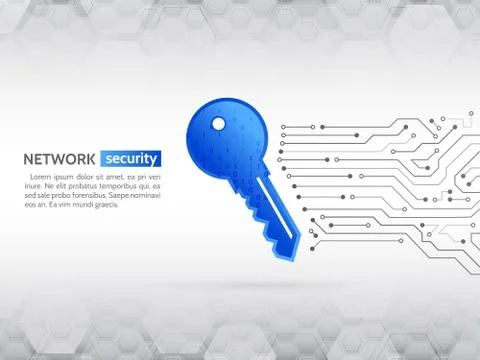 Security concept background. Cyber data security, information privacy. 스톡 일러스트