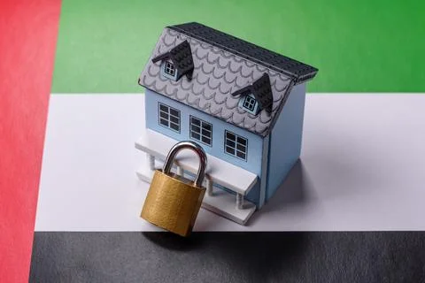 Security, a concept background for protecting your home from burglary or ac.. Stock Photos