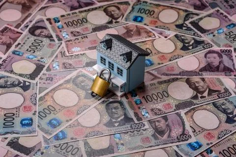 Security, a concept background for protecting your home from burglary or ac.. Stock Photos