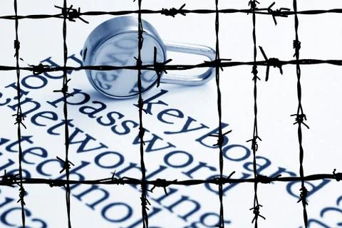 Security concept Illustrazione stock