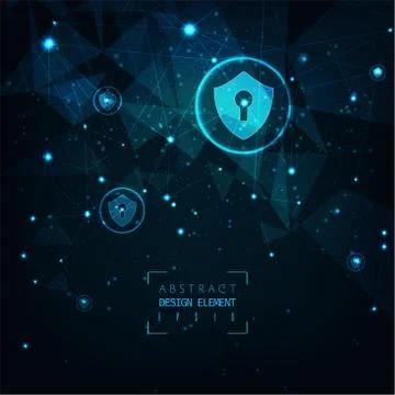 Security concept Illustrazione stock