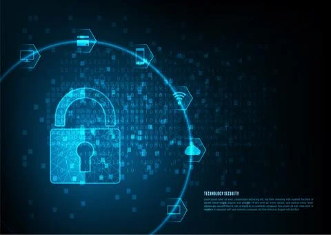 Security concept Illustrazione stock