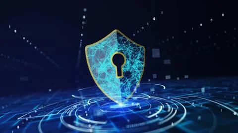 Security concept. Illustrazione stock