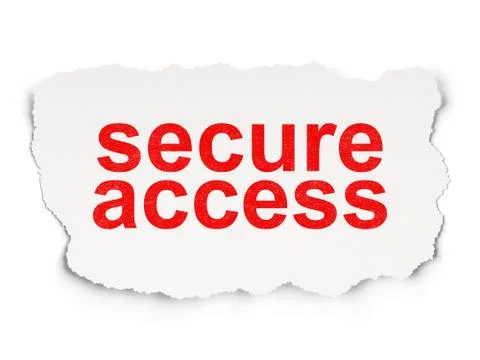 Security concept: Secure Access on Paper background 스톡 일러스트
