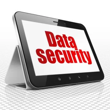 Security concept: Tablet Computer with Data Security on display Stock Illustration