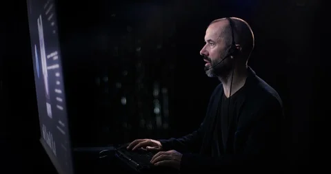 Security consultant ensuring cyber security Stock Footage 101683214