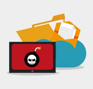 Security data and cyber system design Stock Illustration