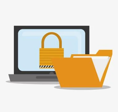 Security data and cyber system design Stock Illustration