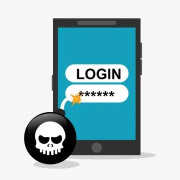 Security data and cyber system design Stock Illustration