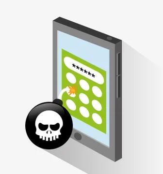 Security data and cyber system design Stock Illustration