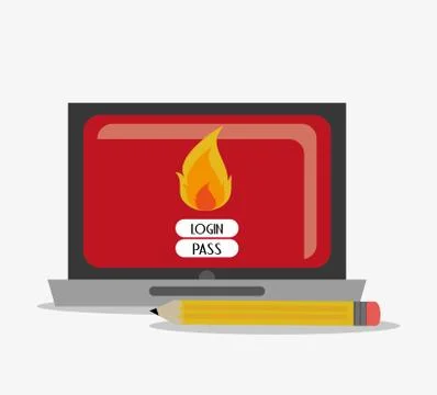 Security data and cyber system design Stock Illustration