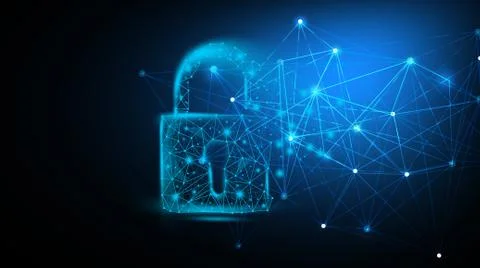 Security data code digital concept 스톡 일러스트