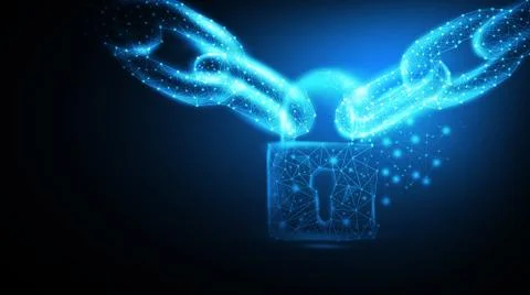 Security data code digital concept Stockillustratie