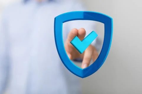 A security data code digital concept Stock Photos