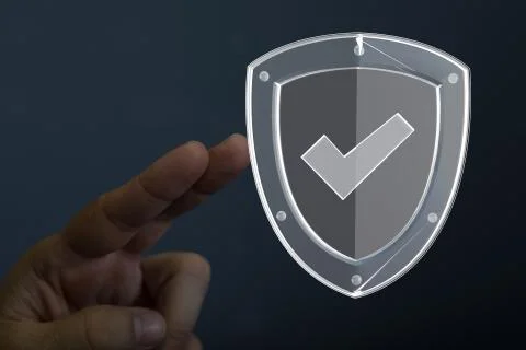 A security data code digital concept Stock Photos