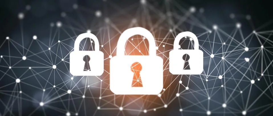 Security data code digital concept 스톡 사진