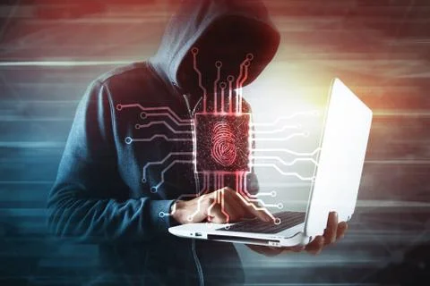 Security data code digital concept Stock Photos