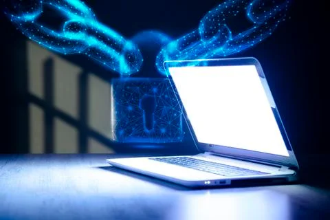 Security data code digital concept Stock Photos